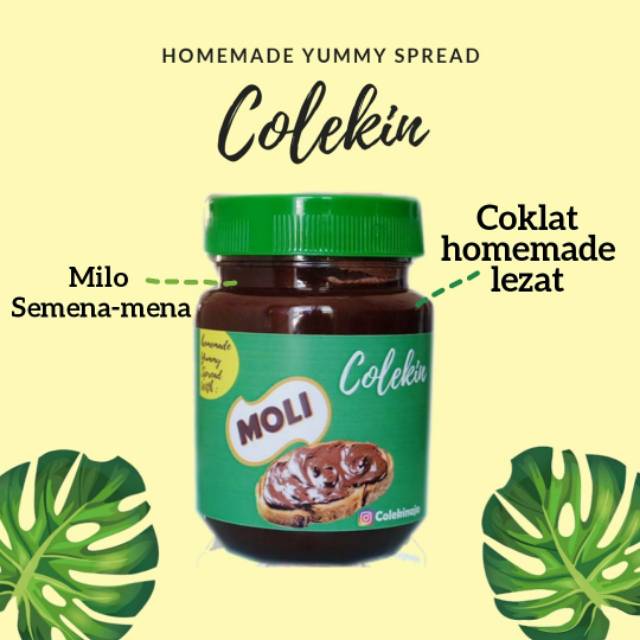 

Selai Coklat Colekin rasa milo