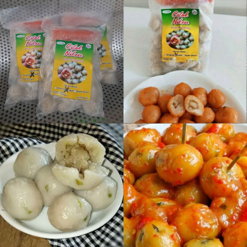 

Cilok Gajih Niken isi 25 + free saos | Makanan Cemilan Frozen