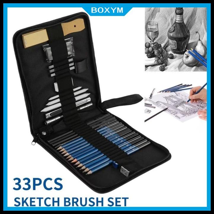 

Daisydooo | Sketch Pensil Pisau Penghapus Dan Pensil Gambar Untuk 33 Pcs Set