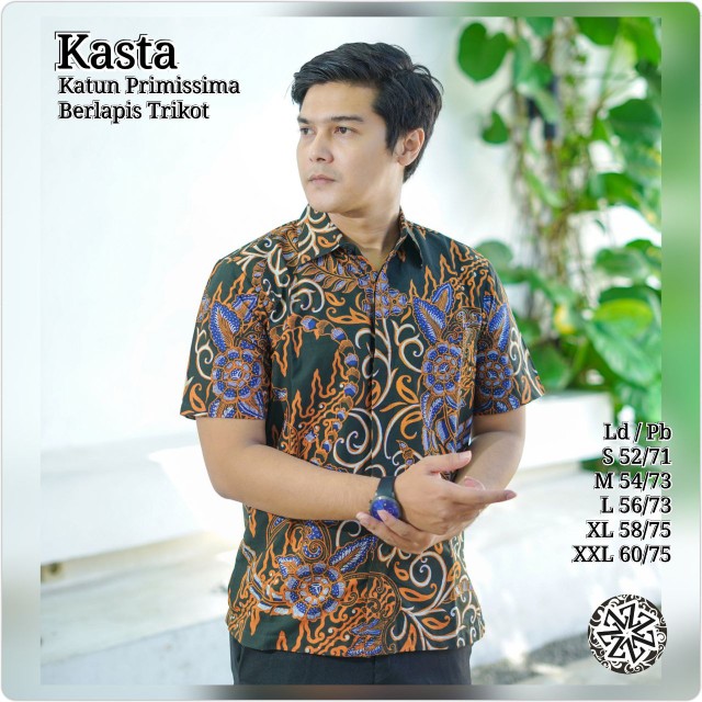 Kemeja Batik Tulis Motif Kasta Sogan