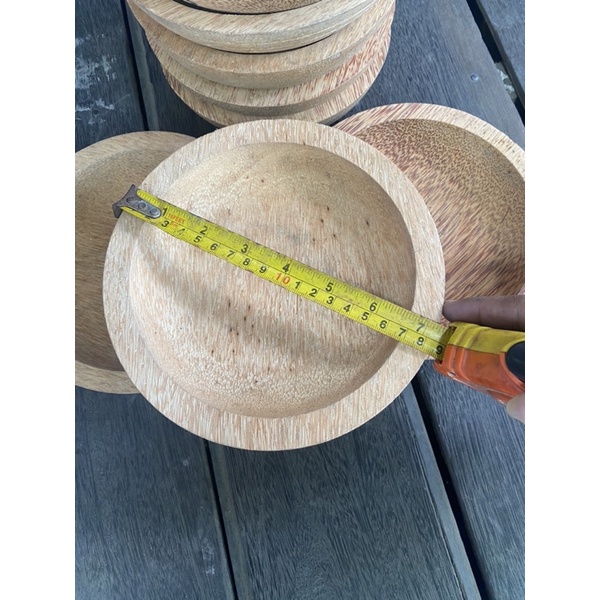 cobek kayu kelapa ukuran Dim 18cm