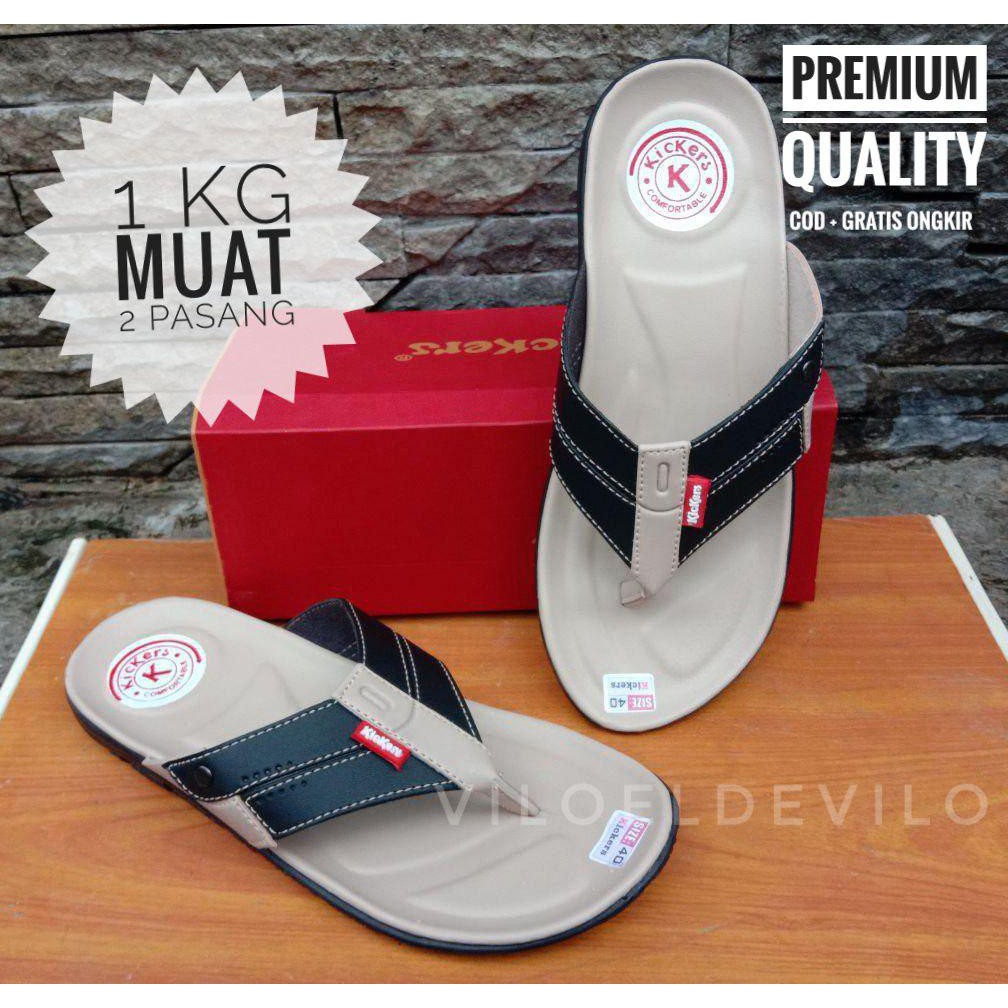 Sandal Kulit / Sandal Pria / Sandal Jepit/ Sandal Casual Pria/ Sandal Japit (JEPIT kombinasi PRIA)