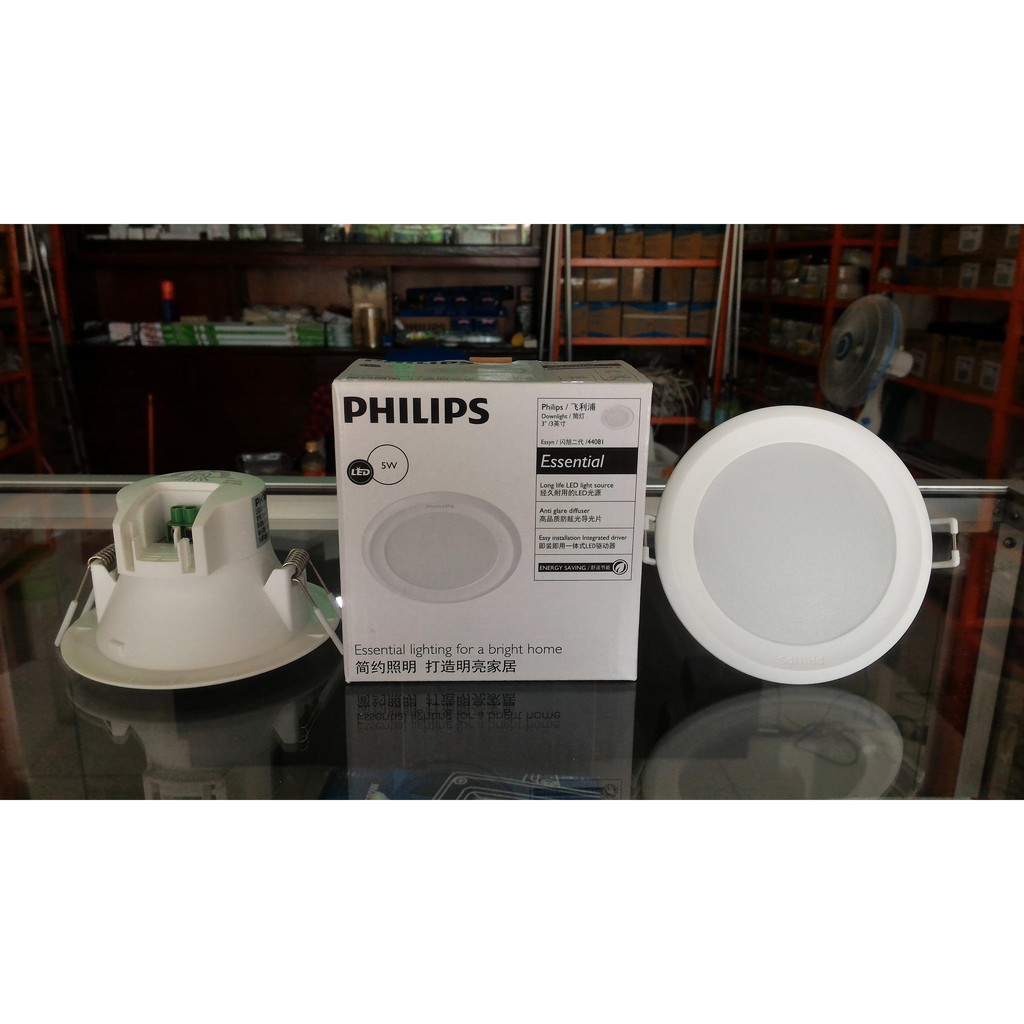 Lampu Downlight Panel LED Philips 5Watt