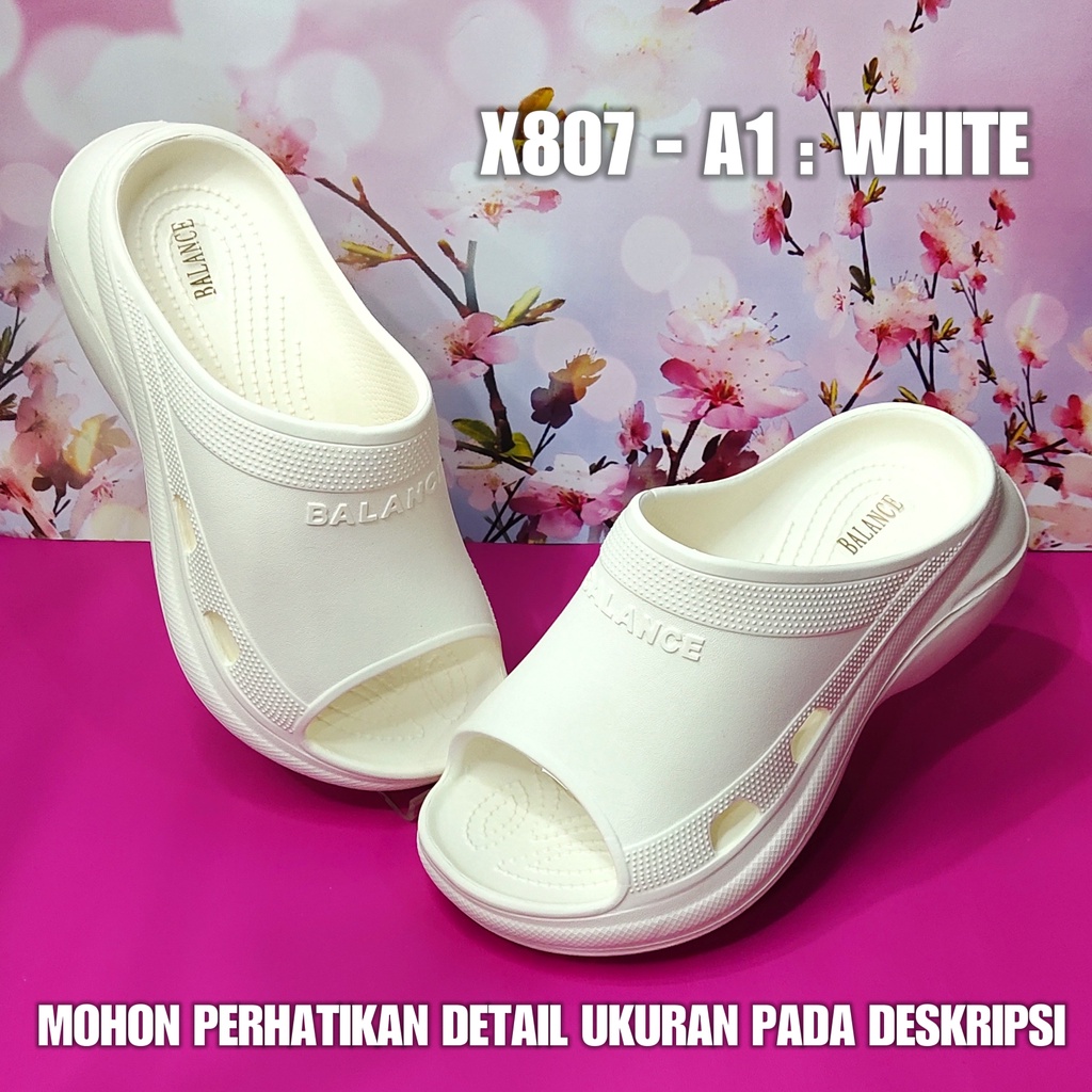 Sandal Wedges Casual Wanita Masa Kini X807 A1 Balance SDLWW