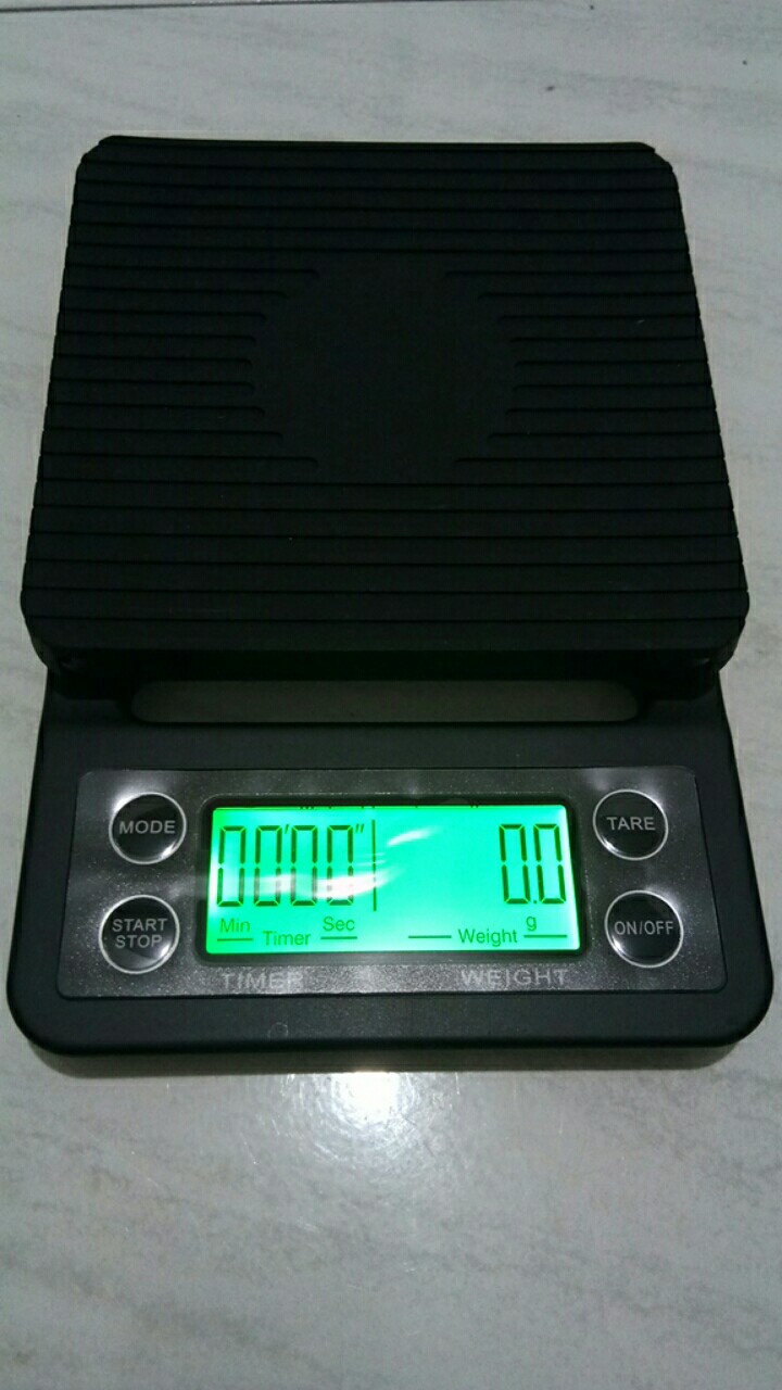 Freepad Timbangan Kopi 3kg Timbangan Dapur Akurasi 0.1g + Bonus Alas Karet Anti Slip Kualitas Top