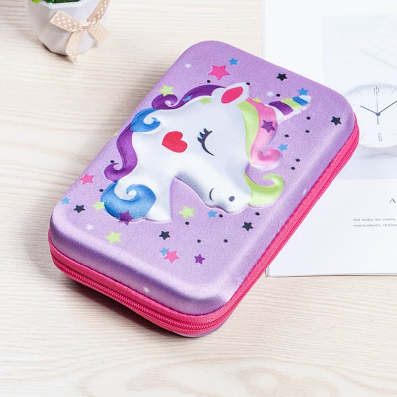 

TEMPAT PENSIL EVA UNICORN 3D KAWAII PENCIL CASE
