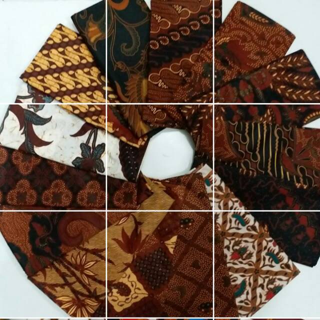 Batik sogan pekalongan / batik unggul jaya/ Batik H. Santoso