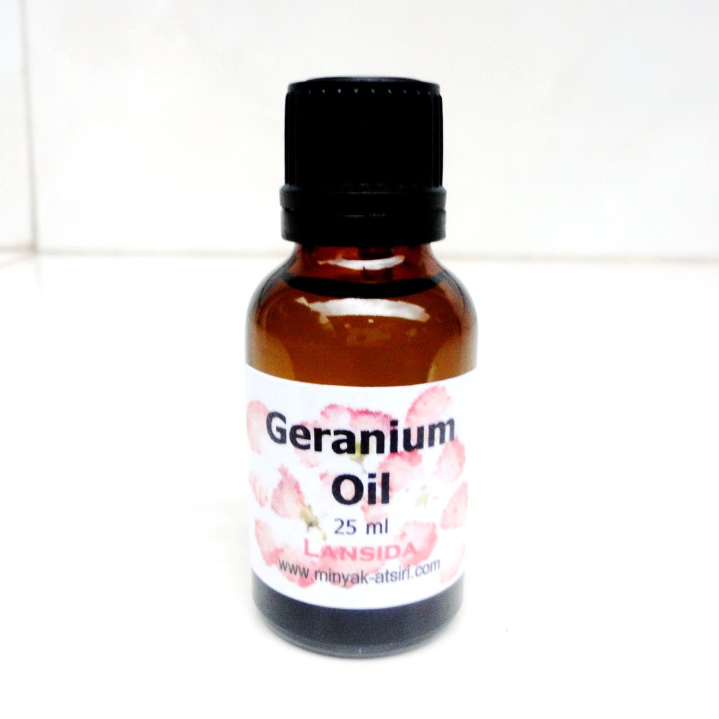 Geranium Essential Oil 25 ml Pure Minyak Atsiri Bunga Geranium