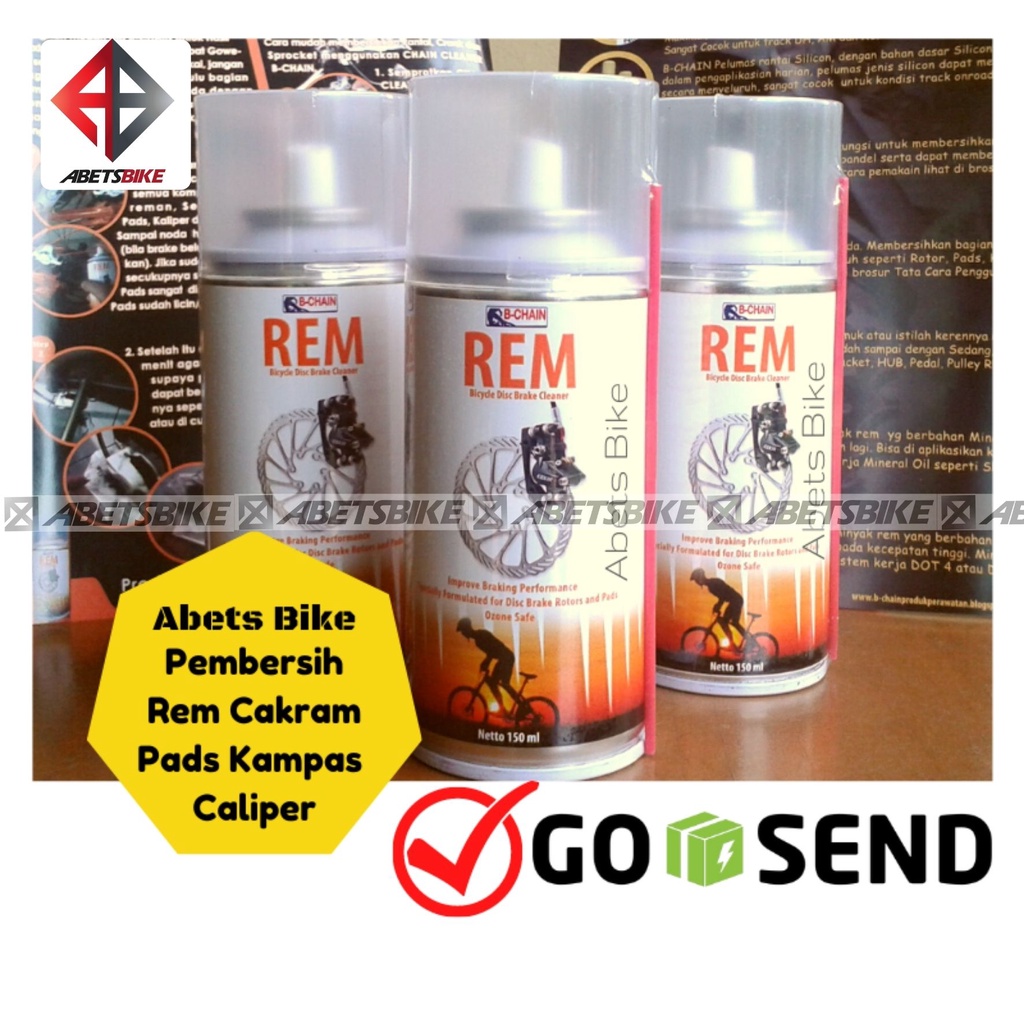 Pembersih Rem Sepeda Cakram Pads Caliper Kaliper Kampas Kanvas Bike Disc Brake Cleaner