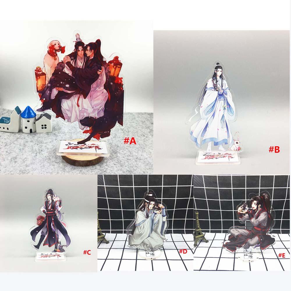 QUINTON Mo Dao Zu Shi Fashion Lan WangJi Grandmaster of Demonic Dekorasi Mainan Koleksi Model Desktop Standing Kartu Akrilik Stand Figure