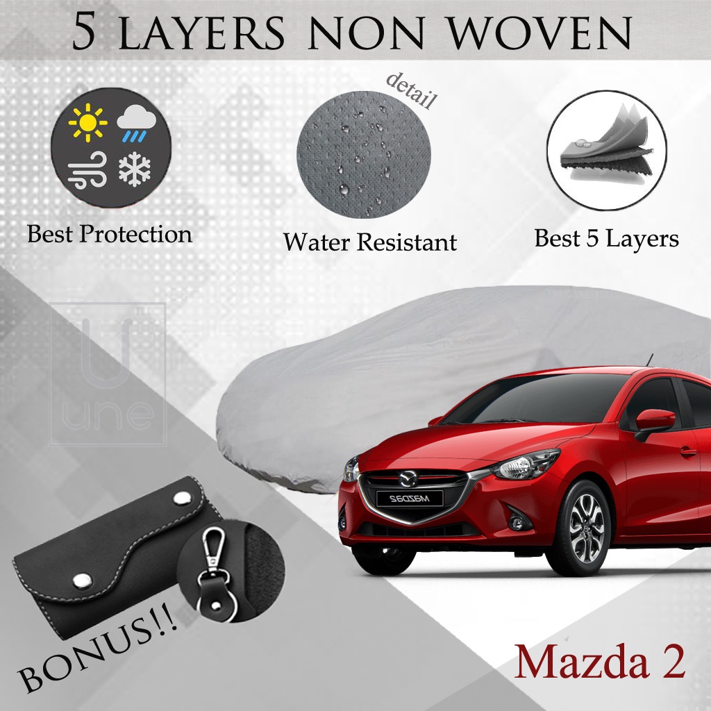 Cover Sarung Mobil MAZDA 2 SKYACTIVE 5 Layer Protection