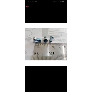 baut 10 atau m6 kepala obeng