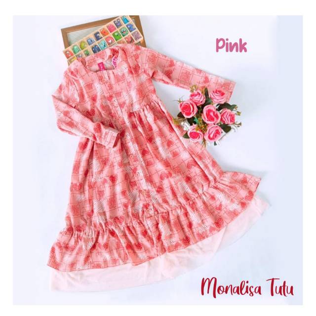 Gamis Monalisa Tutu Dress Anak