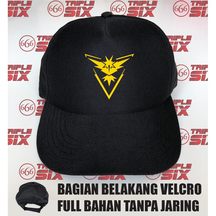Topi Full Bahan Pokemon Go Team instinct Zapdos