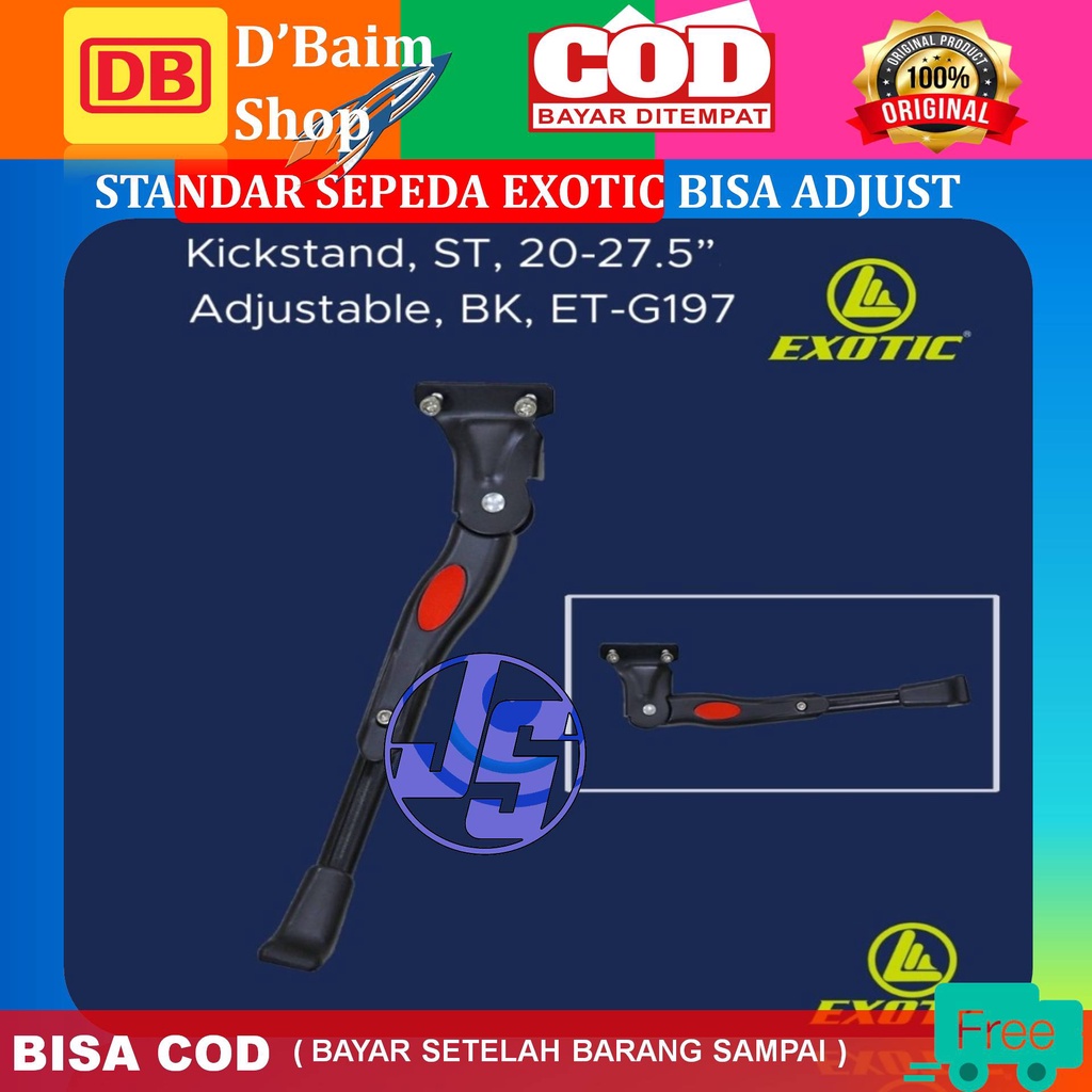 Standar Sepeda Aloy Exotic Standar Sepeda 20 24 26 dan 27,5 Inchi