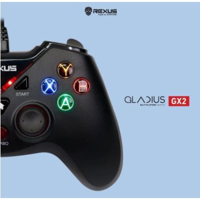 Gamepad rexus wired usb 2.0 turbo vibration or android pc ps3 laptop gladius gx-2 gx2 - joystick controller