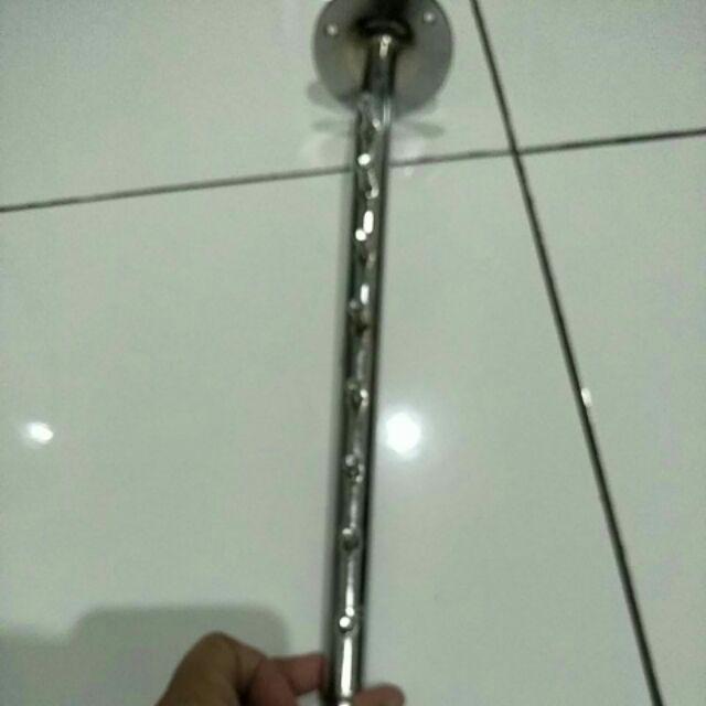 Gantungan Baju Suling Tempel Tembok 9 Titik (paku) Hanger (l)