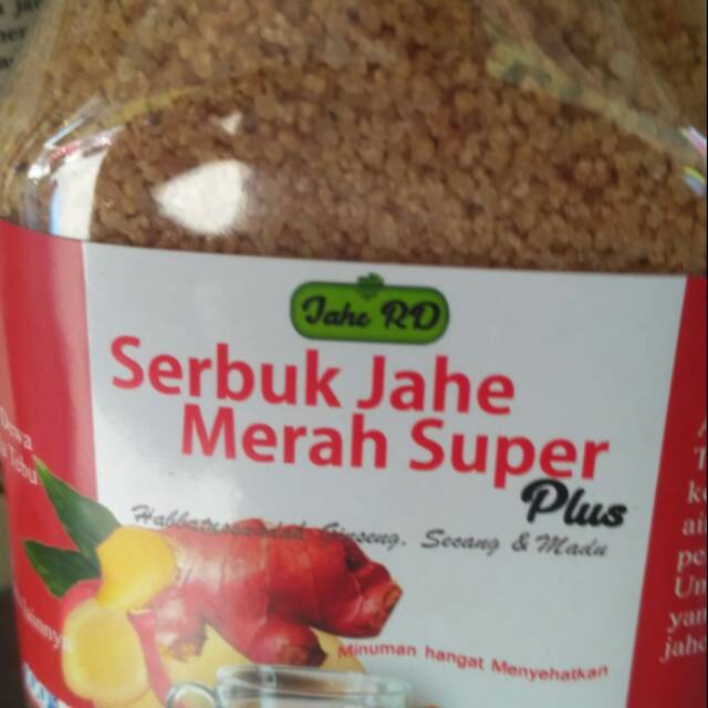 

Jahe merah serbuk super