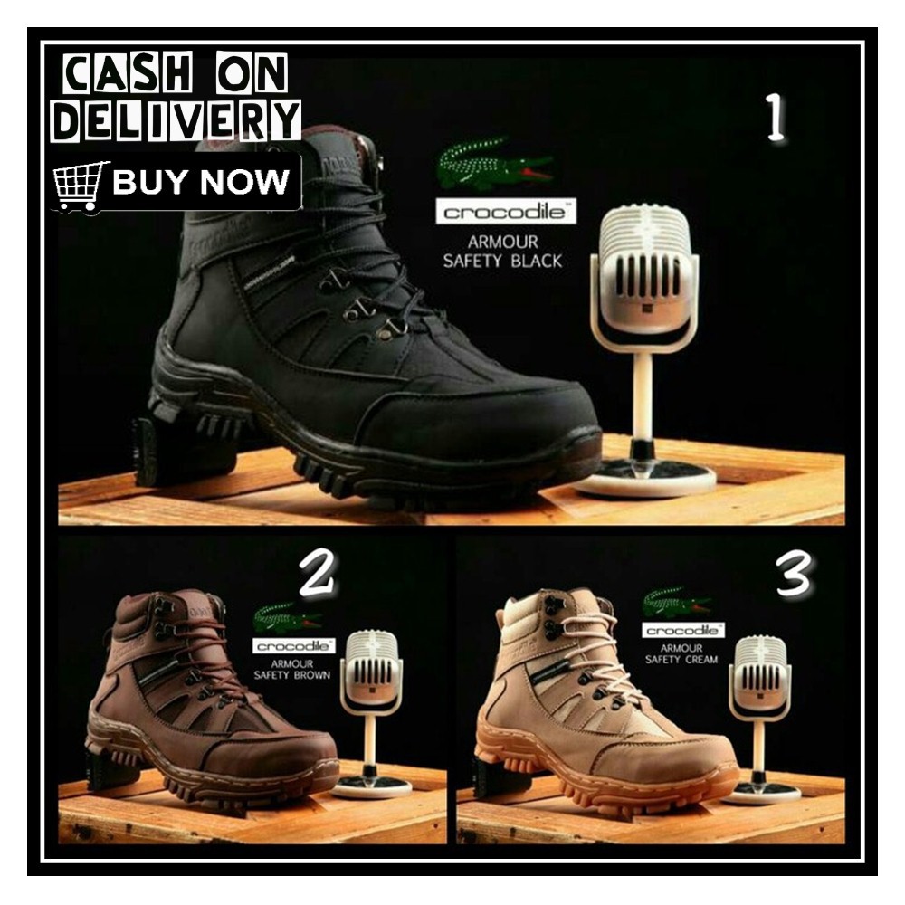 Sepatu Pria Boots Armor Safty