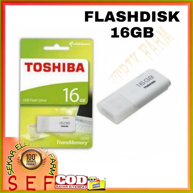 FLASHDISK 16GB / 16 gb Toshiba flashdisk Memory backup