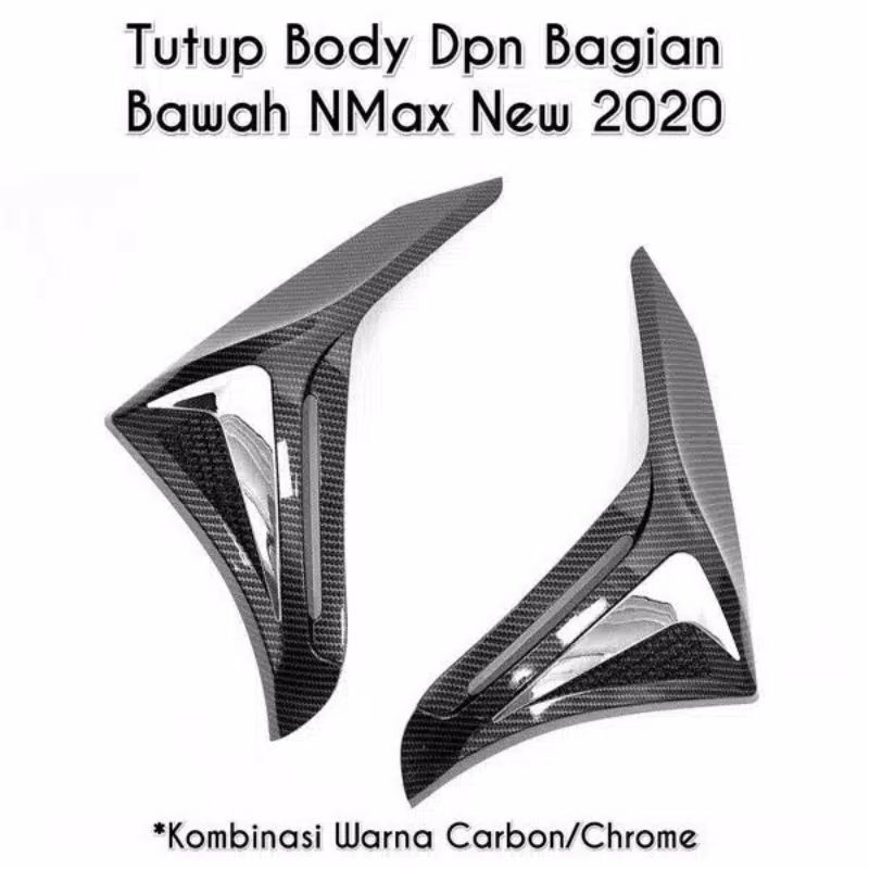 Tutup Cover Body Depan Bagian Bawah New Nmax 2020 Karbon