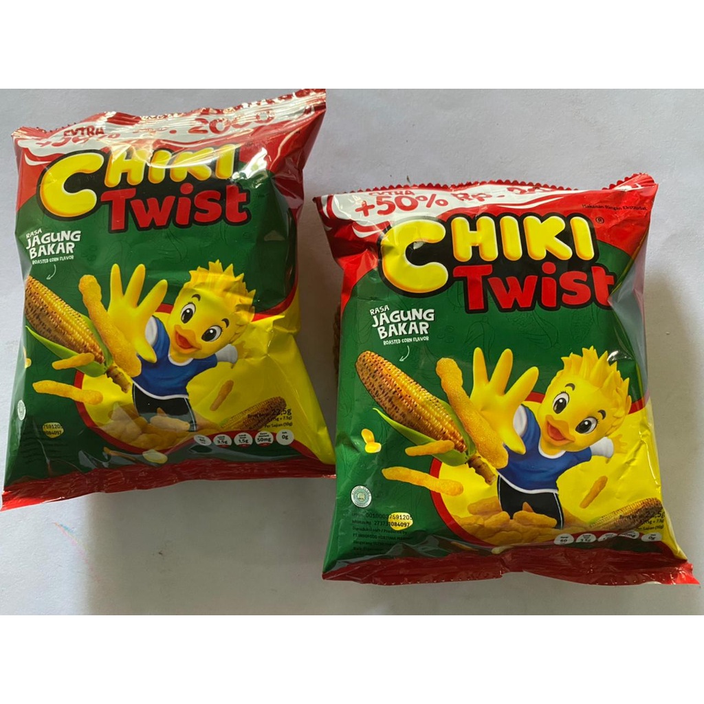 

Chiki Twist Rasa Jagung Bakar 22,5g