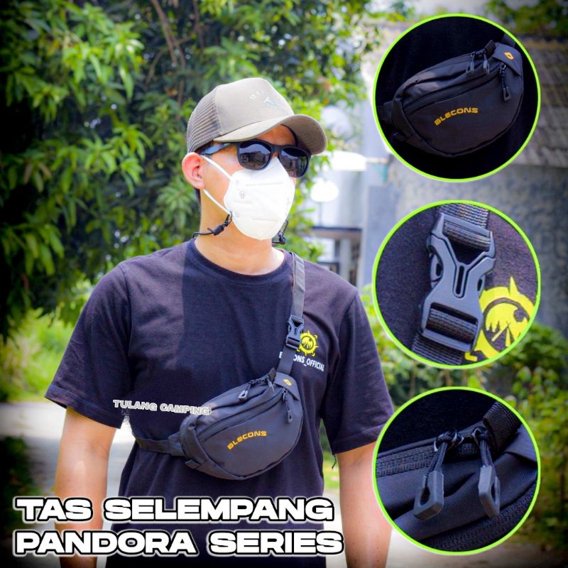 Tas Selempang Blecons Pandora - ( Tas Pinggang ) Tas Slimbag Selempang Blecons Art Pandora - Tas waistbag Sandang