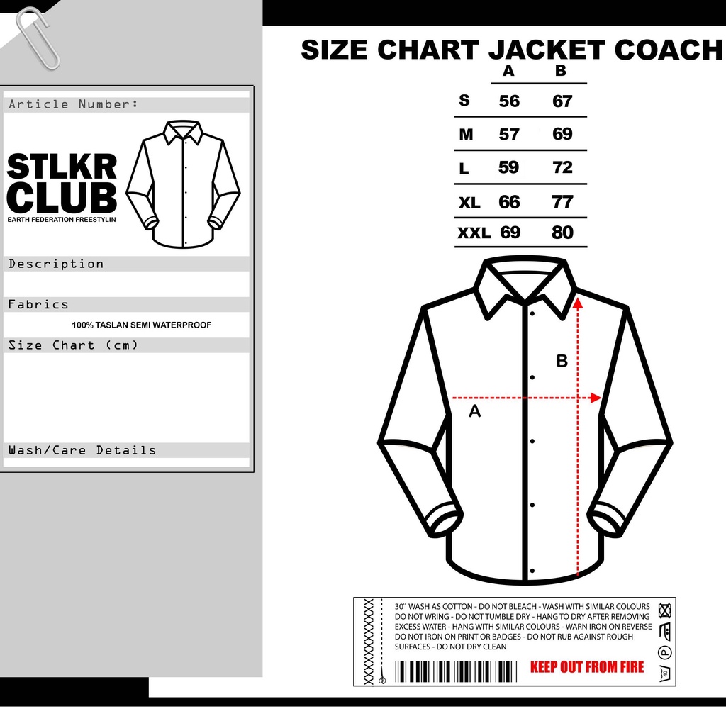 Stalker Jacket Coach - Just A Game