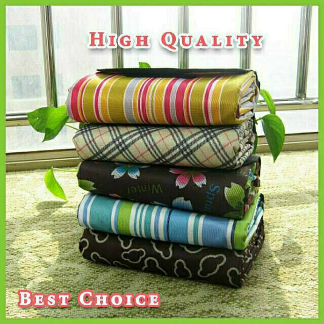 tikar lipat AJAIB Matras anti air foldable banyak motif trendy/Tikar tamasya lipat anti air terbaru