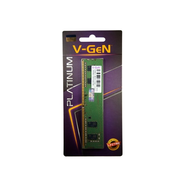 Ram PC Longdimm V-GeN Platinum DDR4 4GB 8GB 16GB PC 19200 / 2400 Mhz PC 21300 / 2666 Mhz Memory CPU V gen Untuk PC / CPU Vgen Lifetime Garansi