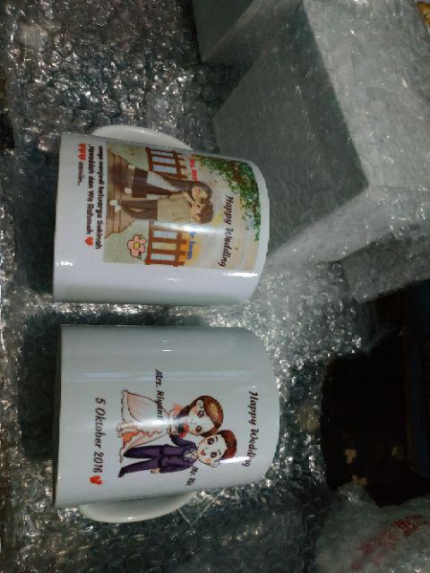 Kado - Hadiah - Pajangan - Couple - Hadiah Couple - Mug Couple - Custom - Mug