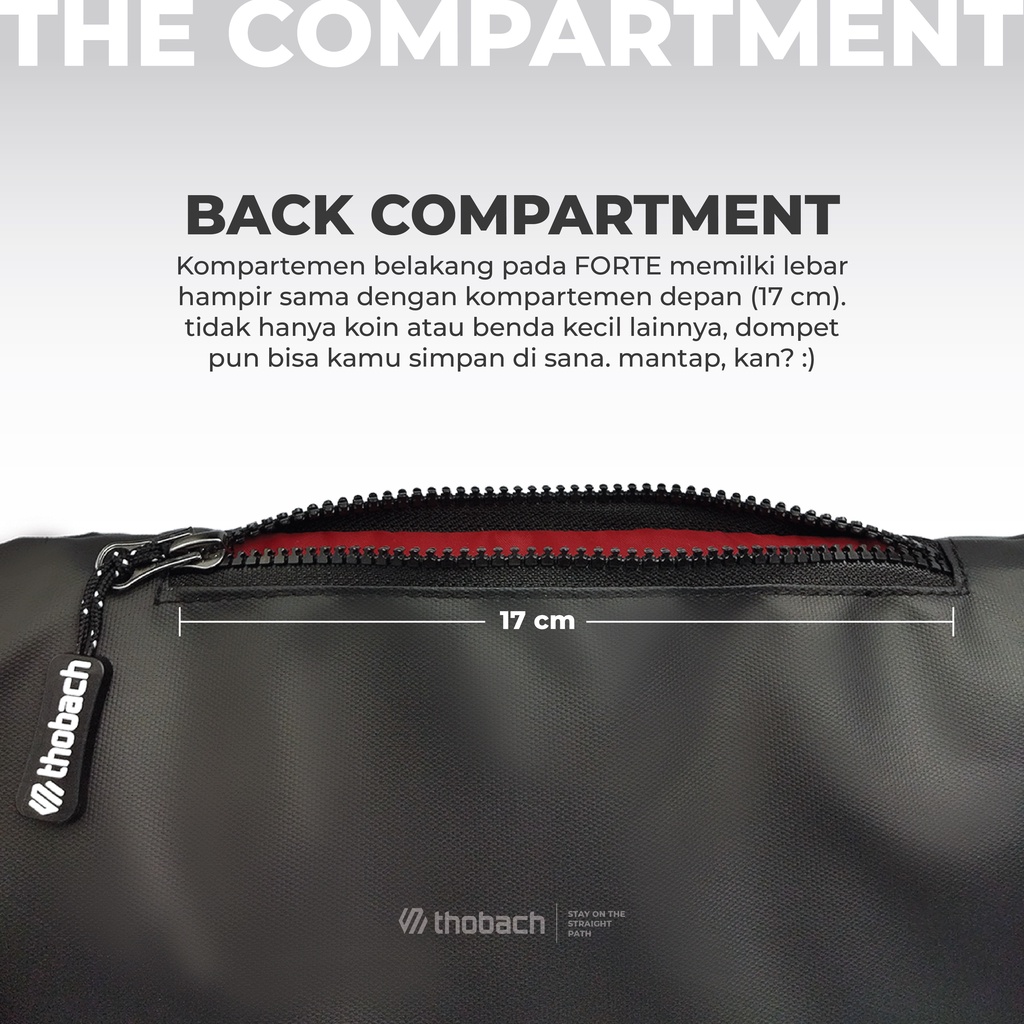 THOBACH-WAIST BAG WATERPROOF FORTE TAS PINGGANG