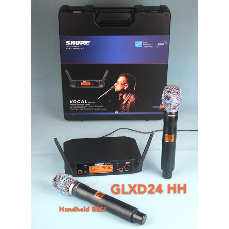 mic shure GLXD 24 WIRELESS HANDELD
