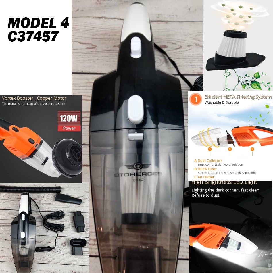 Vacuum Cleaner Alat Penyedot Debu Mobil Listrik 12V /220V listrik PLN 120W Vaccum Cleaner car Mobil Penyedot Debu Mobil Vakum cleaner kleaner claner / vakum kliner / vakum klener / fakum klener / sedotan debu sedot / vacum cleaner