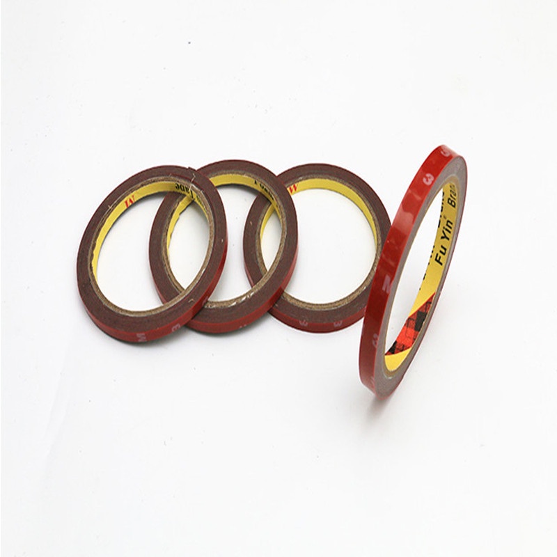 Selotip Double Tape Acrylic 3m x 8mm - Merah