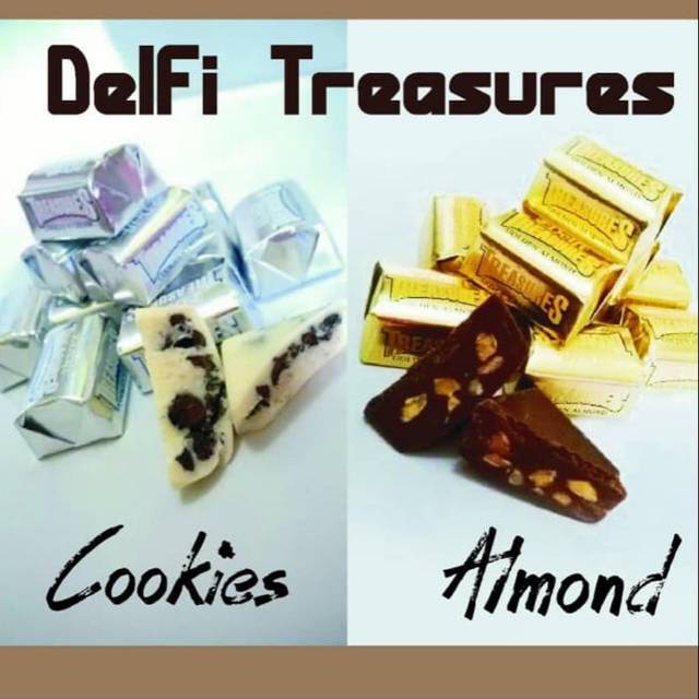 

Delfi Treasures Golden Almond - Cookies N Cream 216gr