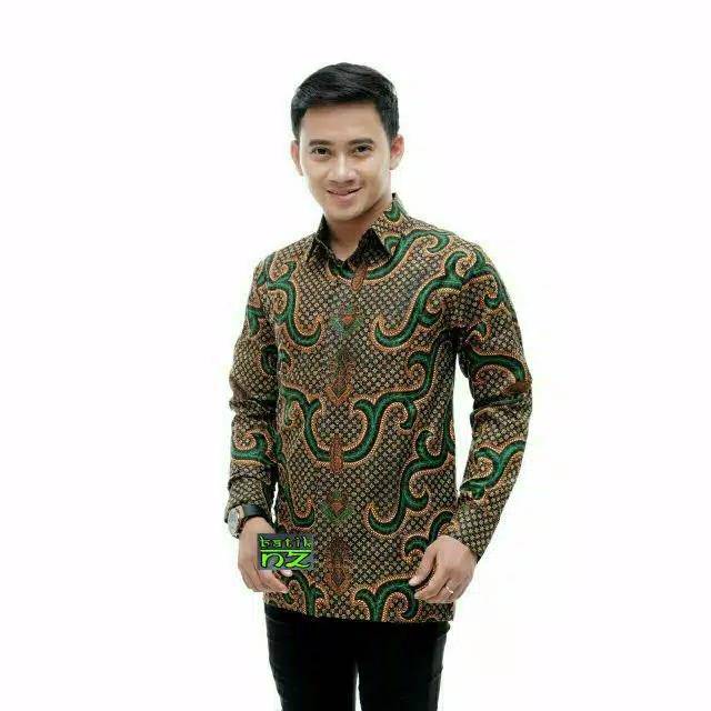 KEMEJA BATIK LENGAN PANJANG M L XL XXL / BATIK MODERN/