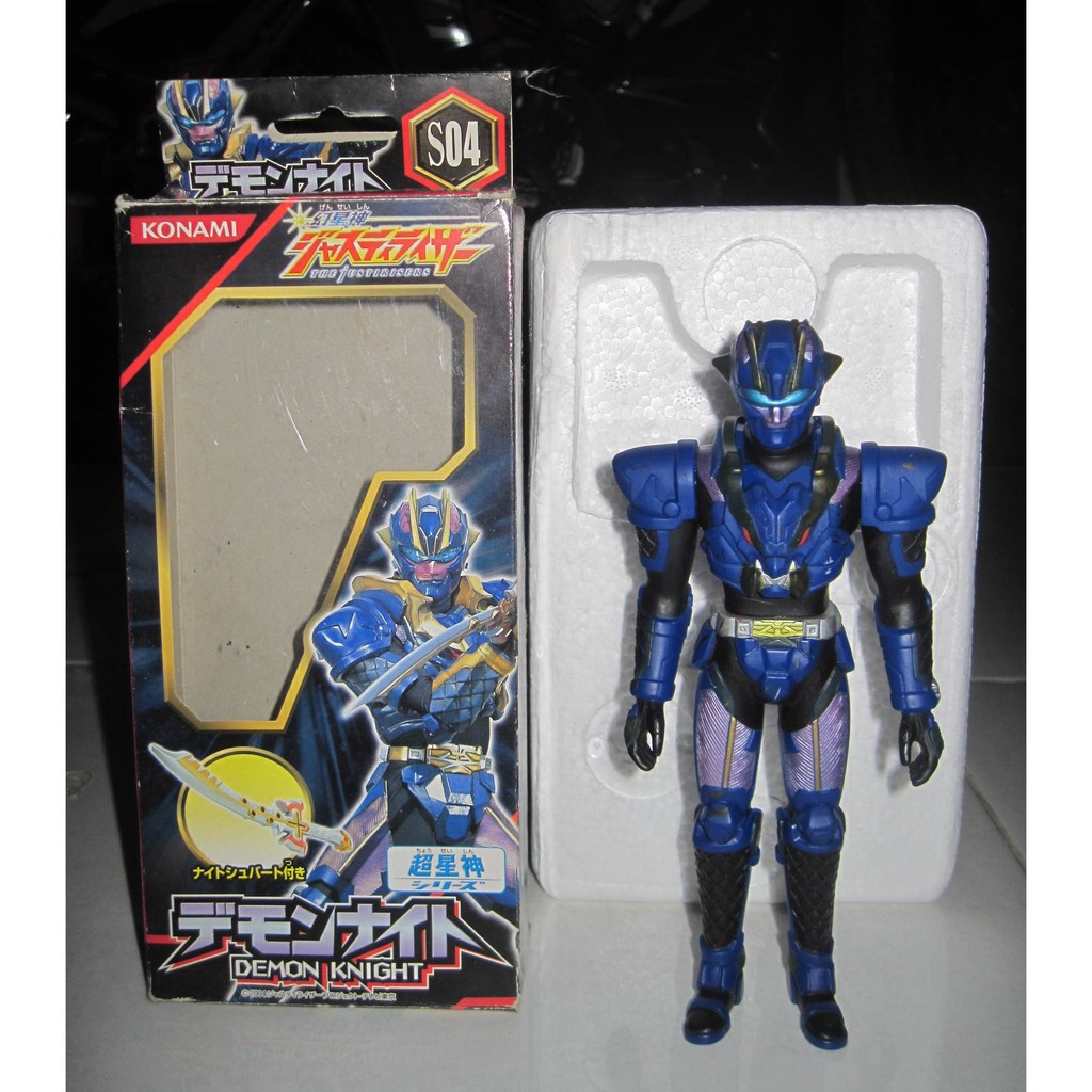 Action Figure Demon Knight The Justirisers Tokusatsu Original Konami Genseishin Justirisers