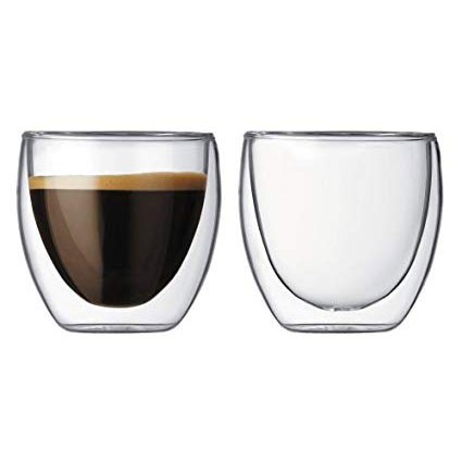 GELAS ANTI TAHAN PANAS LAMA DOUBLE WALL GLASS / INSULATED CUP / GELAS 2 LAPIS