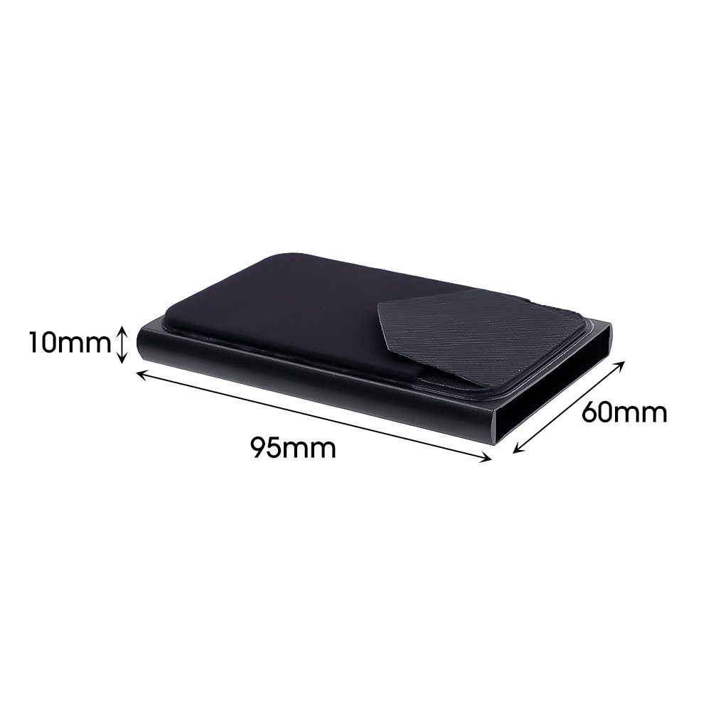 Card Holder Metal Case Smart Wallet Bank Dompet Kartu Pop Up ATM CC KTP Anti Maling RFID Blocking