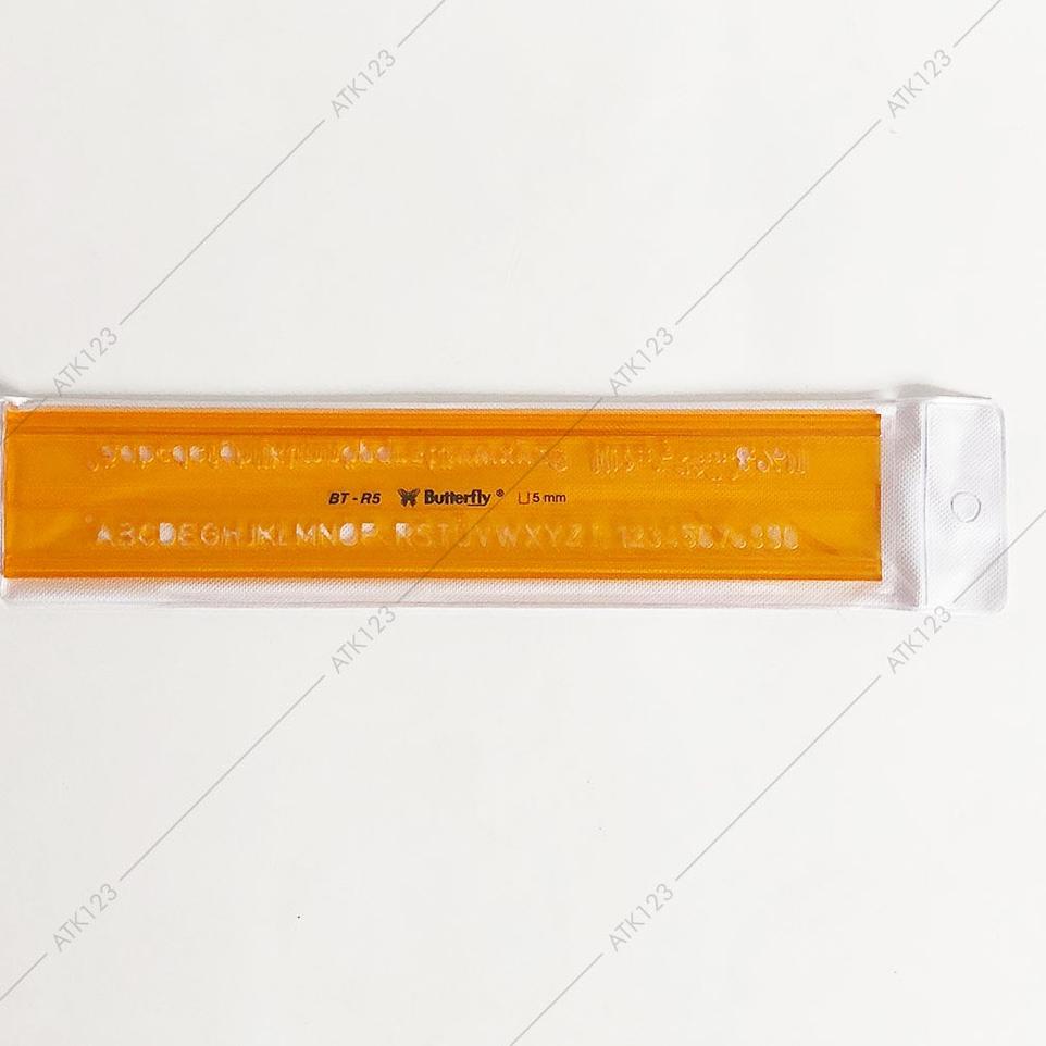 

Produk Terkeren Minggu Penggaris Sablon / Mal Huruf 5 mm - Butterfly BT-R5 esue106
