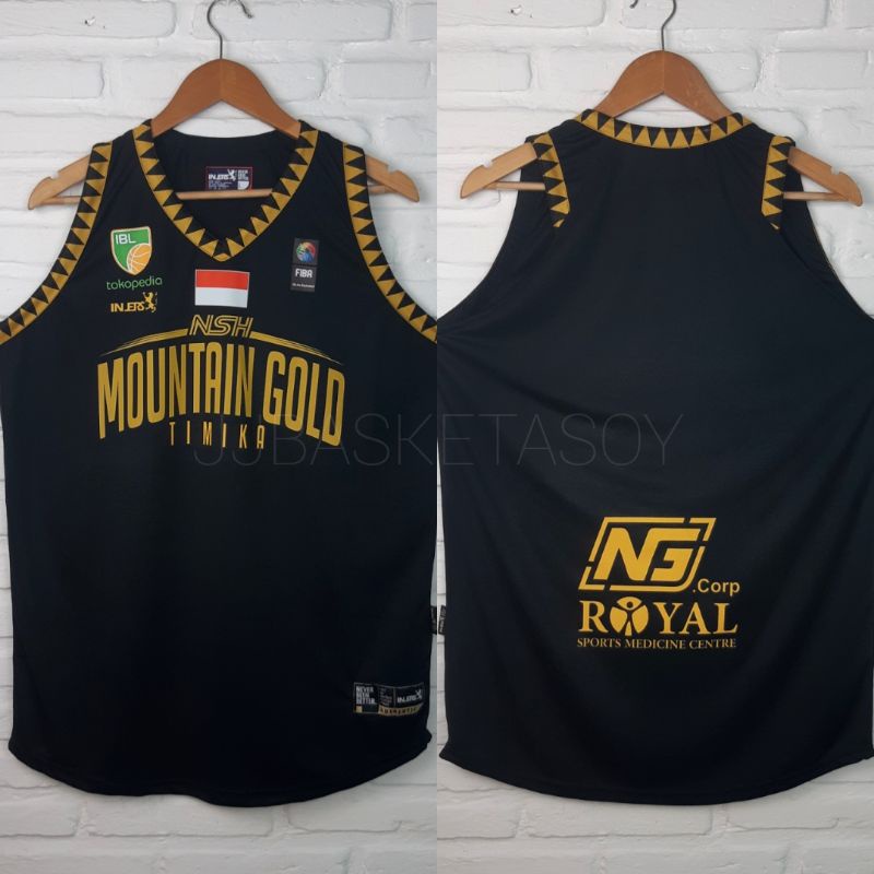 jersey basket NSH Mountain Gold 2021 2022 IBL