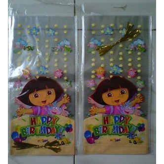 

Kelengkapan Ulang Tahun. Plastik Souvenir Transparan Karakter Kartun