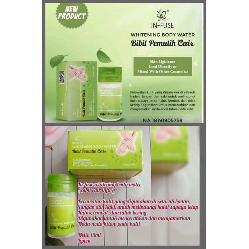 BIBIT CAIR INFUS SYB BPOM/BIBIT PEMUTIH