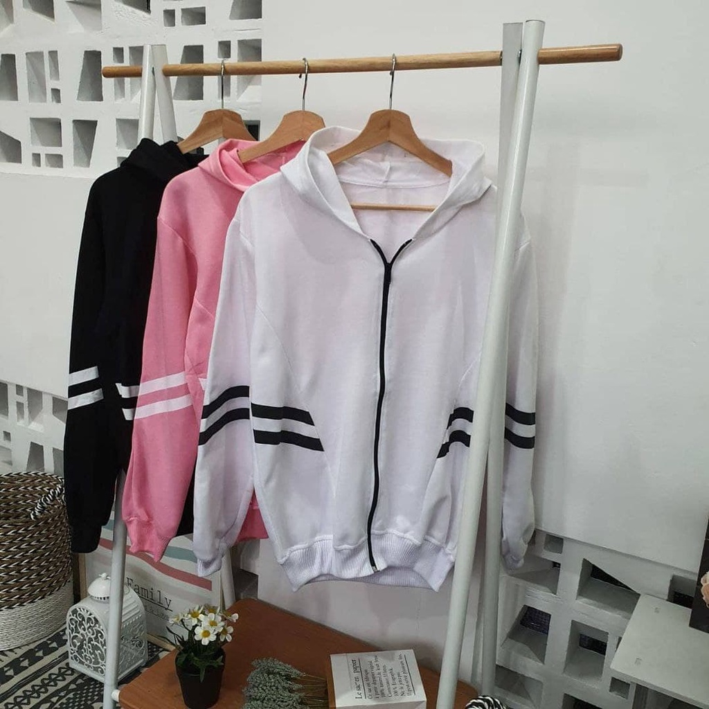 Nara Grosir - Kyo Zipper Hodie l Sweater Pria dan Wanita