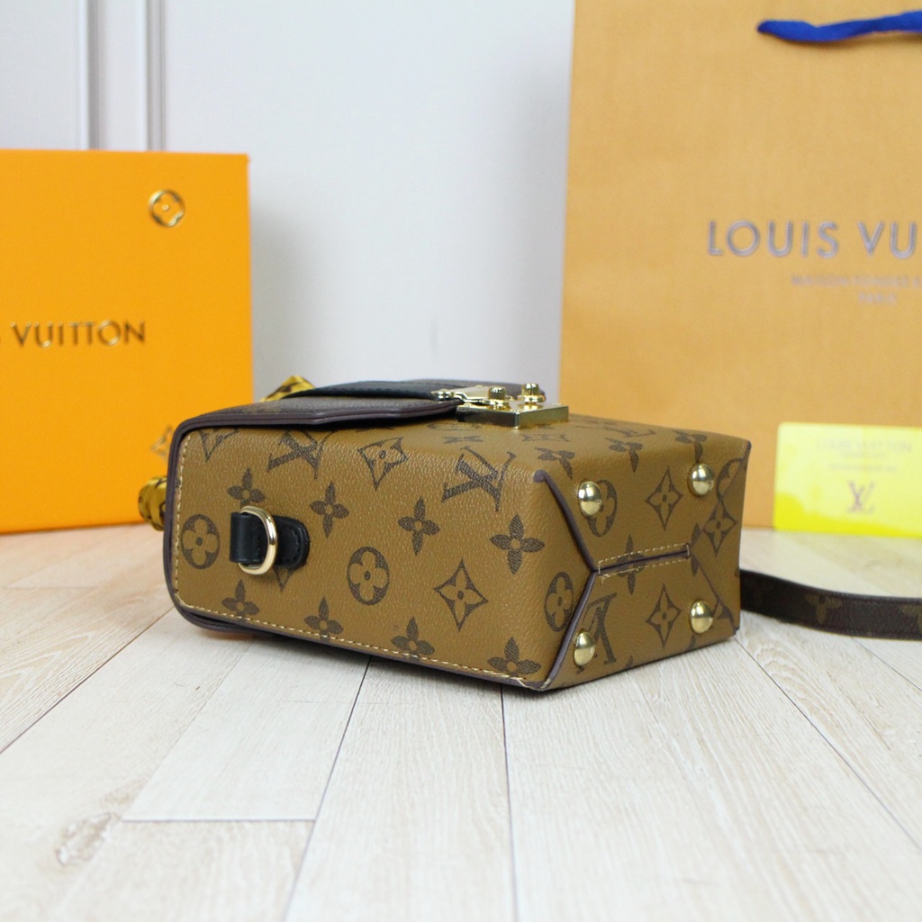 L¤uis Vuitton Sling Bag Phone 6002 (FreeBubble wrap+Sall+ Dalam Suedee+ Emboss+NoSeri)