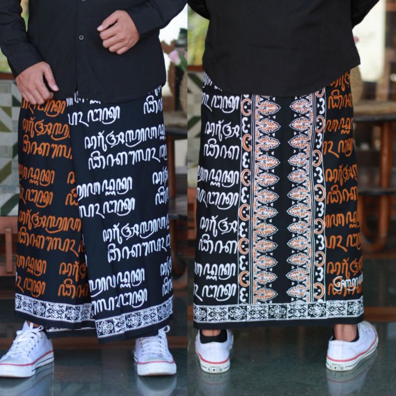 Sarung Aksara Jawa / Sarung Hanacaraka / Sarung Budaya