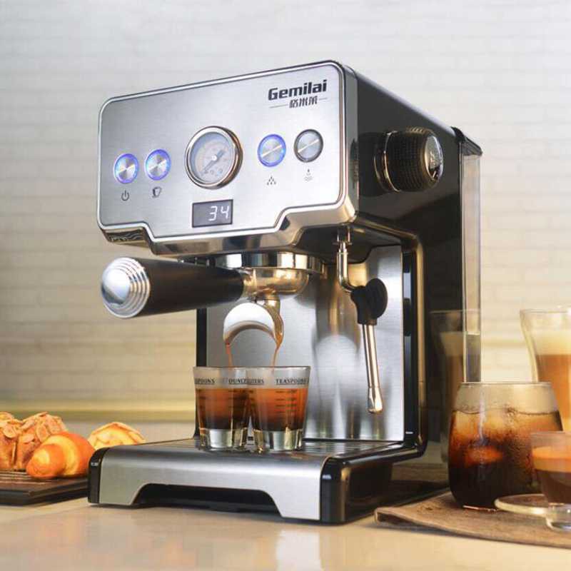 GEMILAI MESIN KOPI SEMI AUTOMATIC ESPRESSO 15 BAR 1.7 LITER - CRM3605 KIRANA