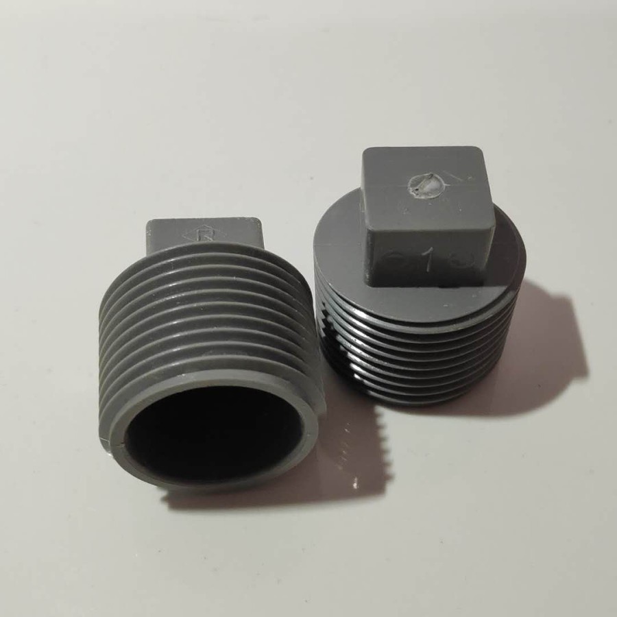 tutup dop drat luar 1 inch penutup pipa drat 1"