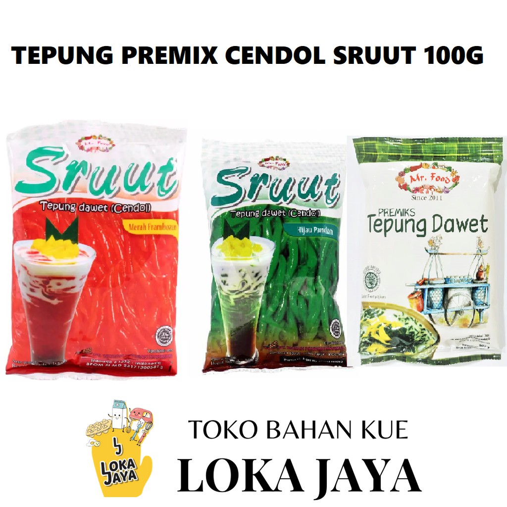 

CENDOL TEPUNG PREMIX SRUUT INSTANT 100 GR